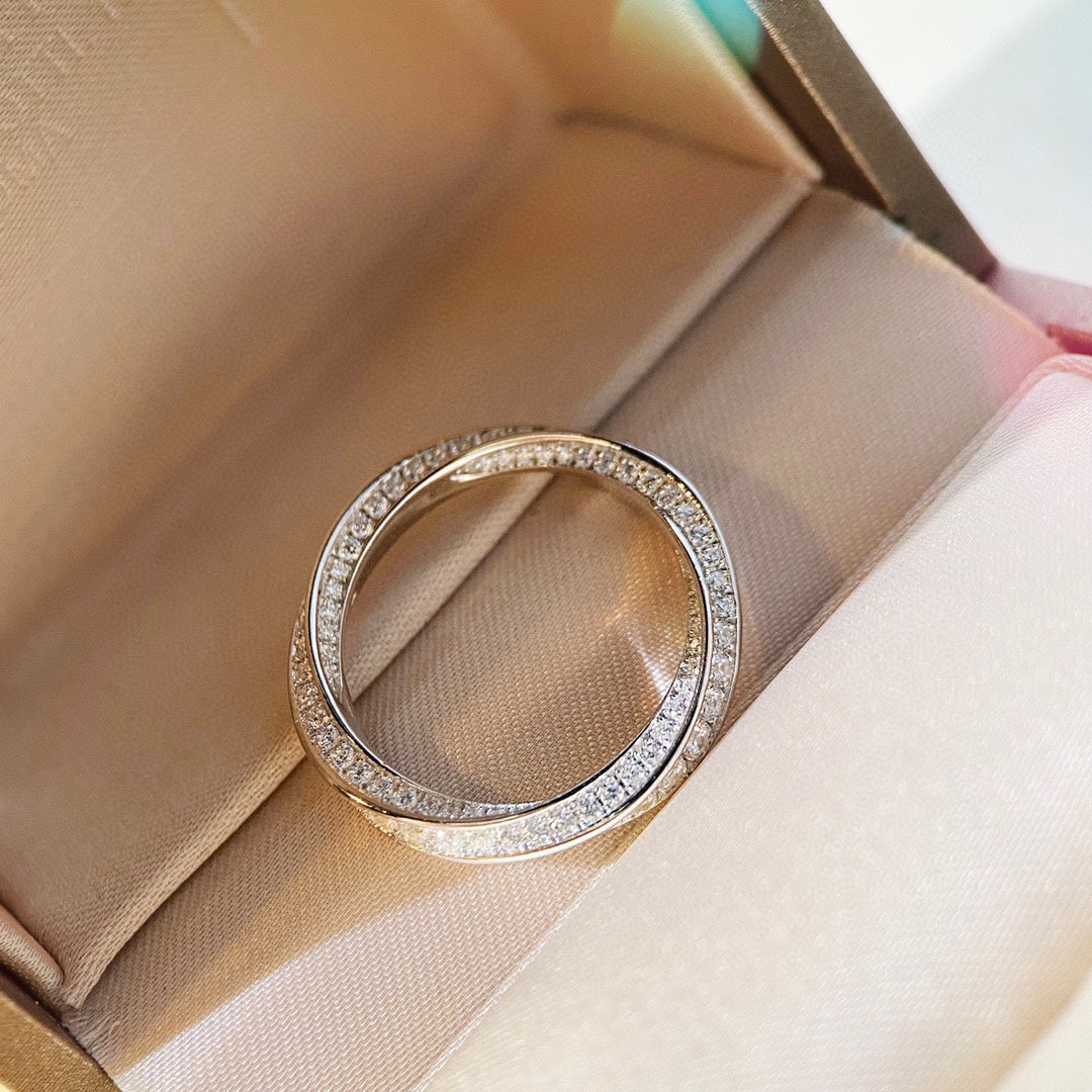 Tiffany Spiral Cubic Zirconia Ring