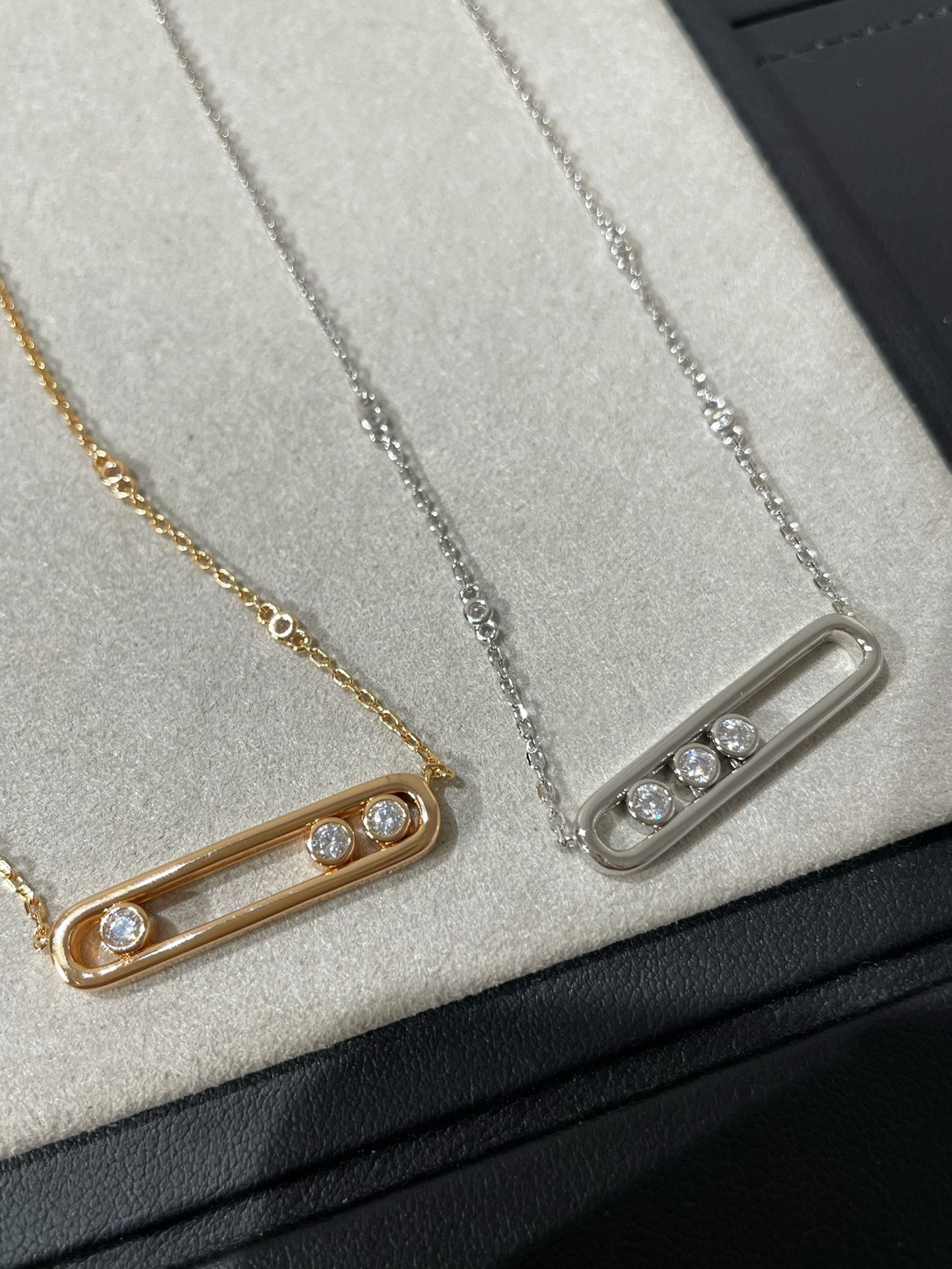 Messika Move 3 Cubic Zirconia Necklace