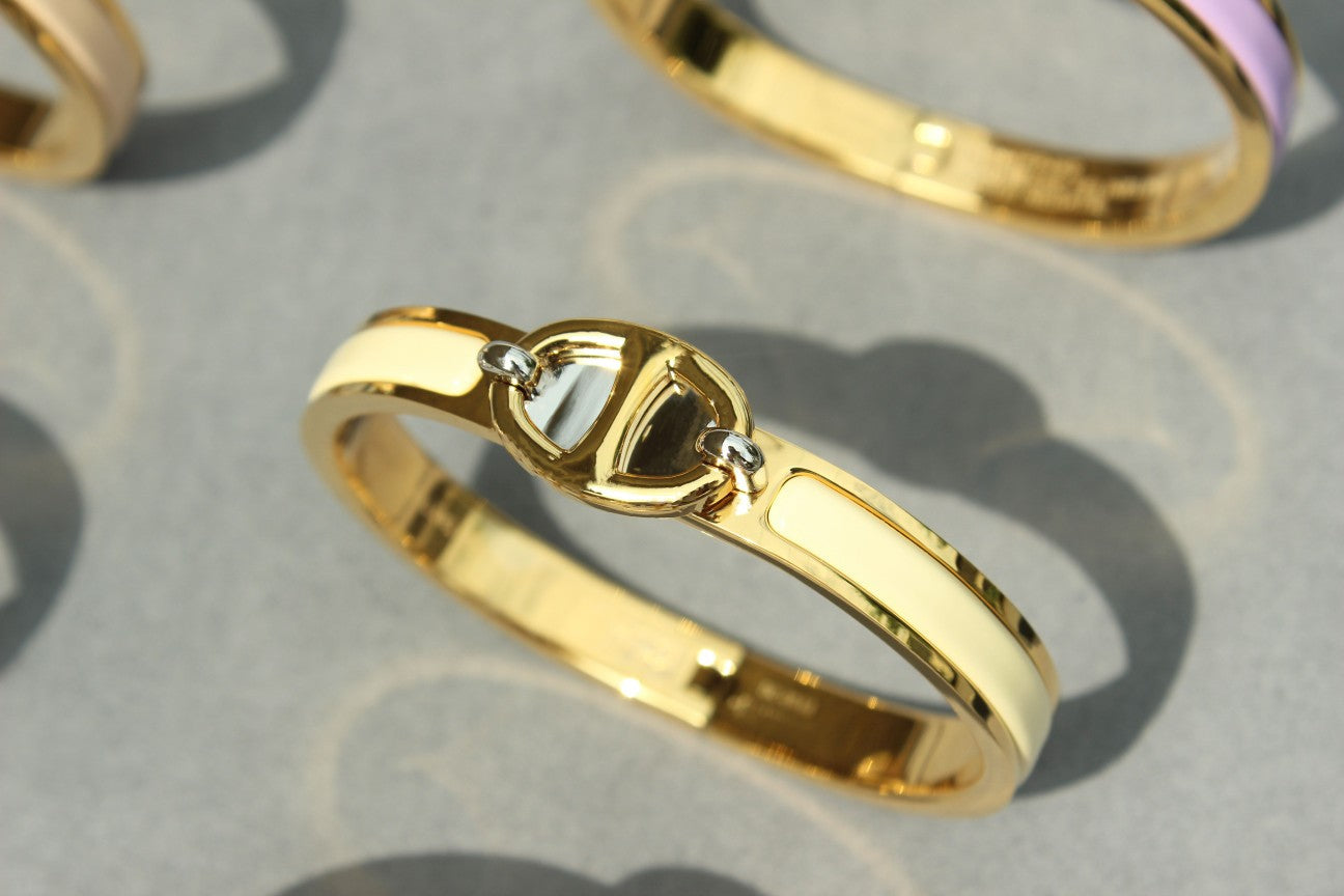 Hermes Clic Chaine Gold Bracelet