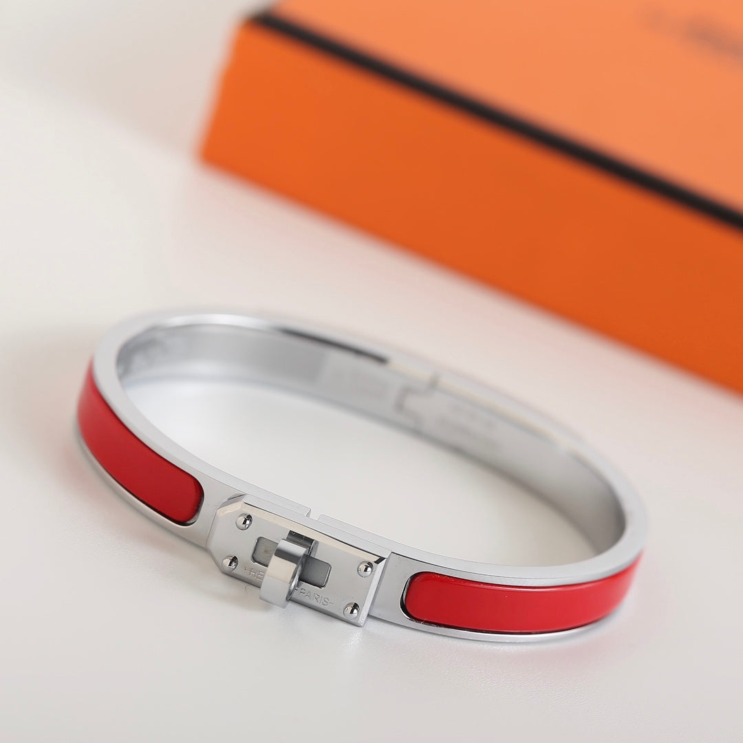 Hermes HM Kelly Red Bracelet