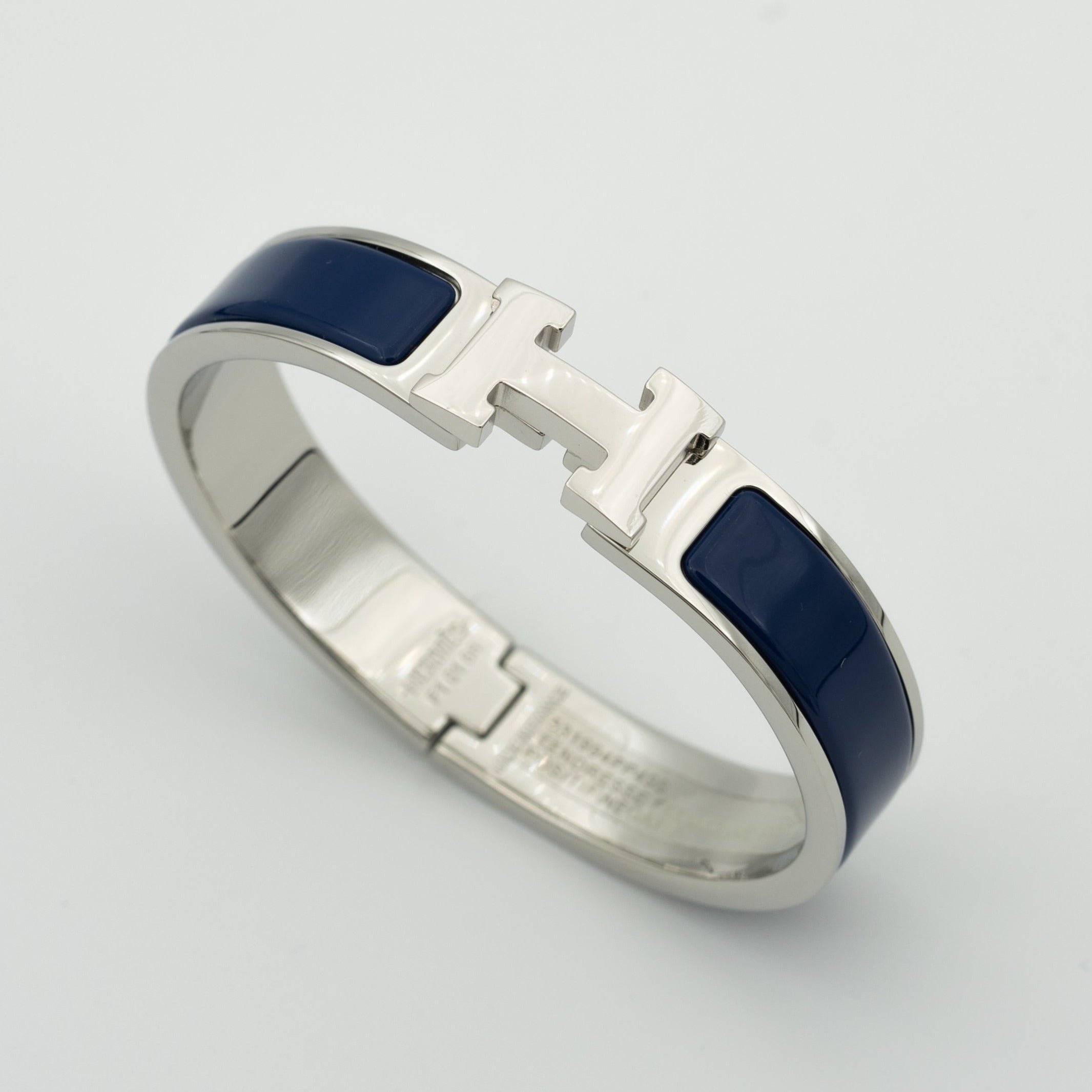 Hermes H Blue Bracelet