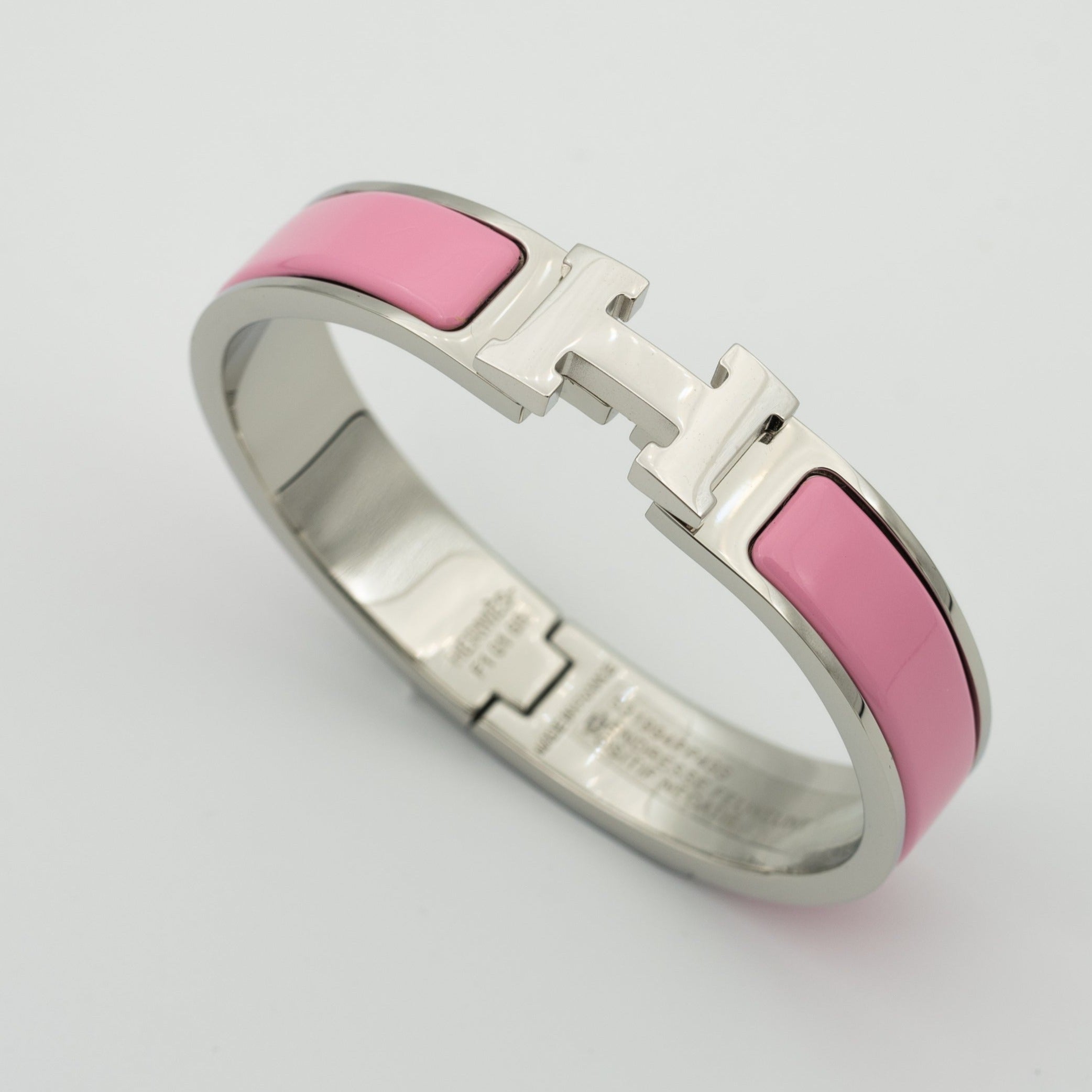 Hermes H Pink Bracelet