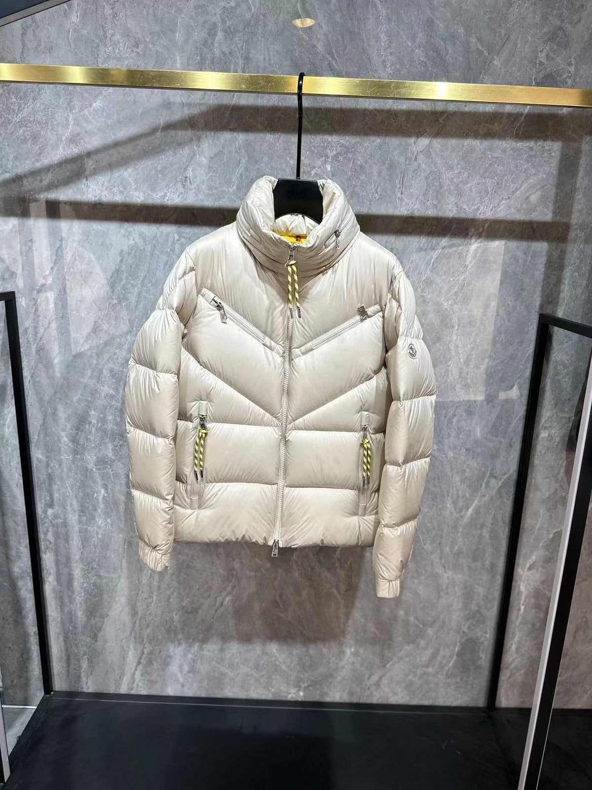 Moncler Reversible Quilted Goose Down Coat — front