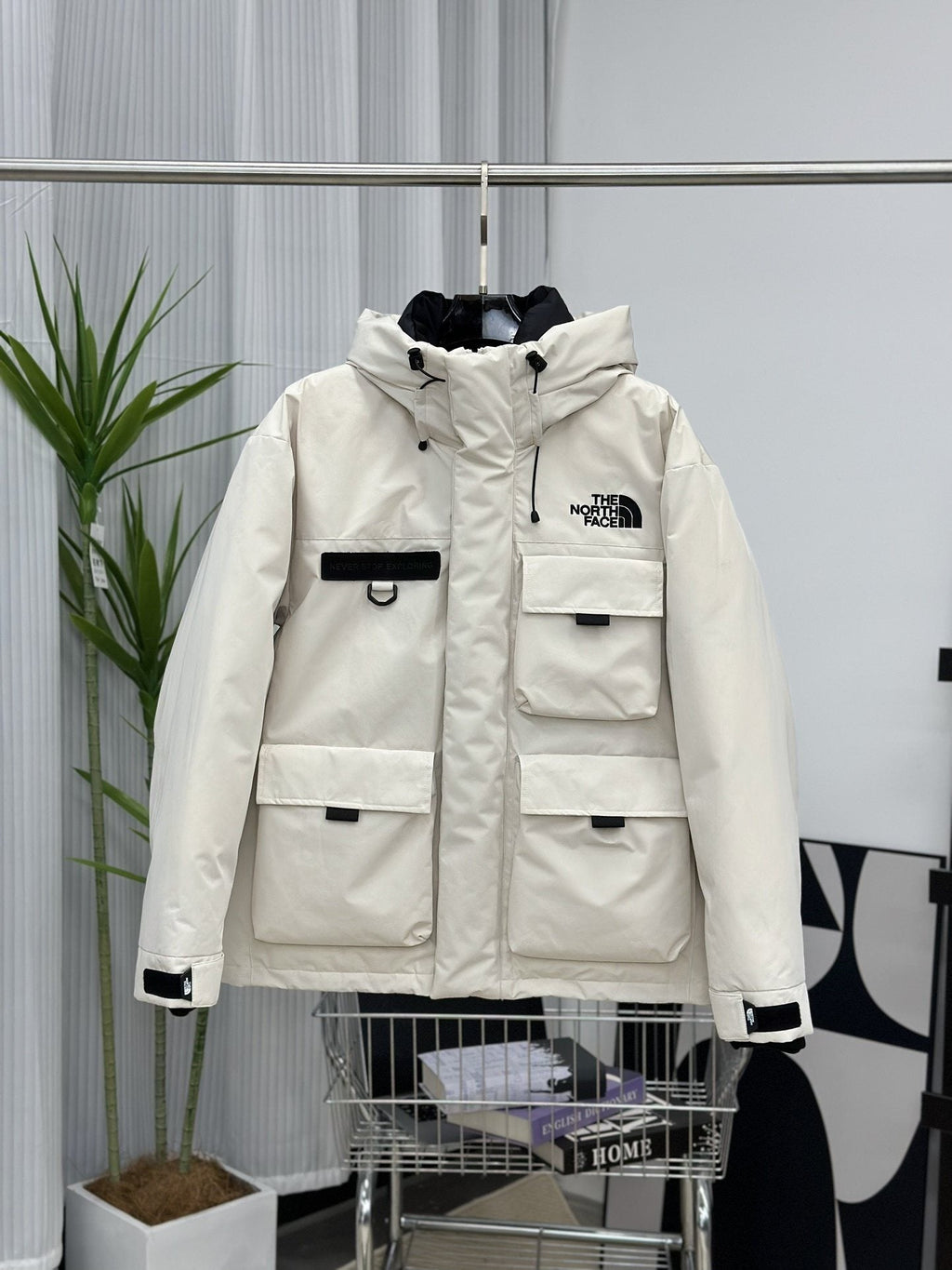 The North Face Hooded Utility Puffer Jacket — hero
