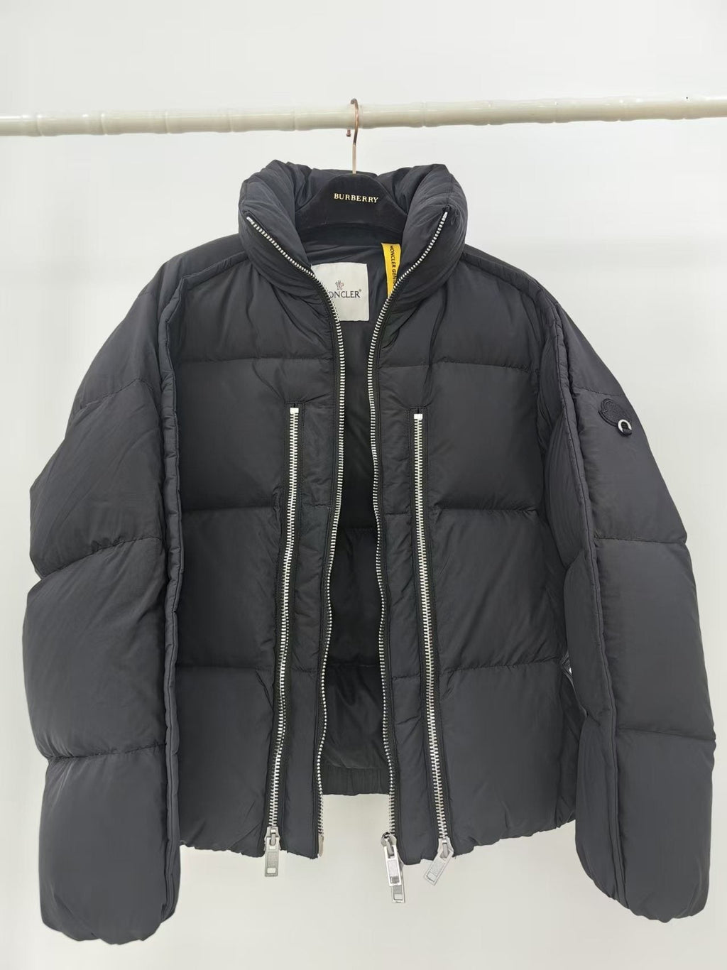 Moncler Quilted Stand-Collar Puffer Coat — hero