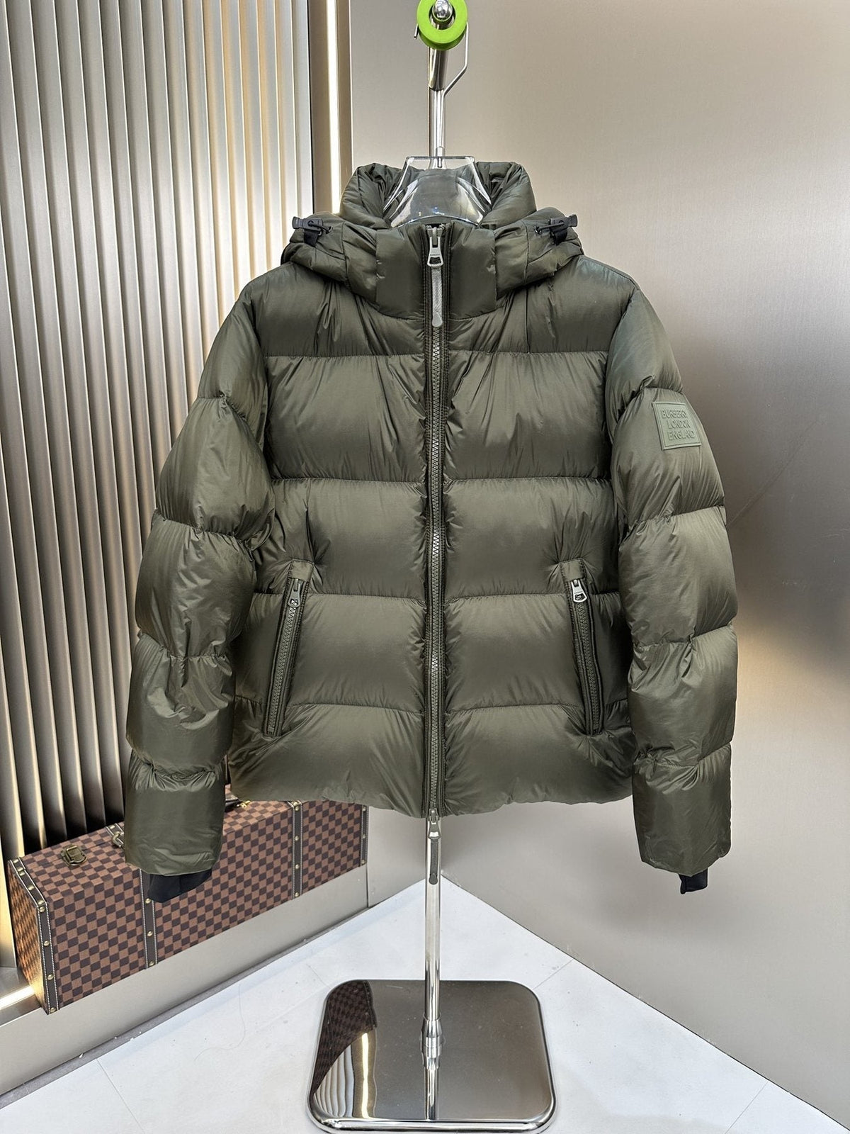 Burberry Hooded Puffer Jacket — front