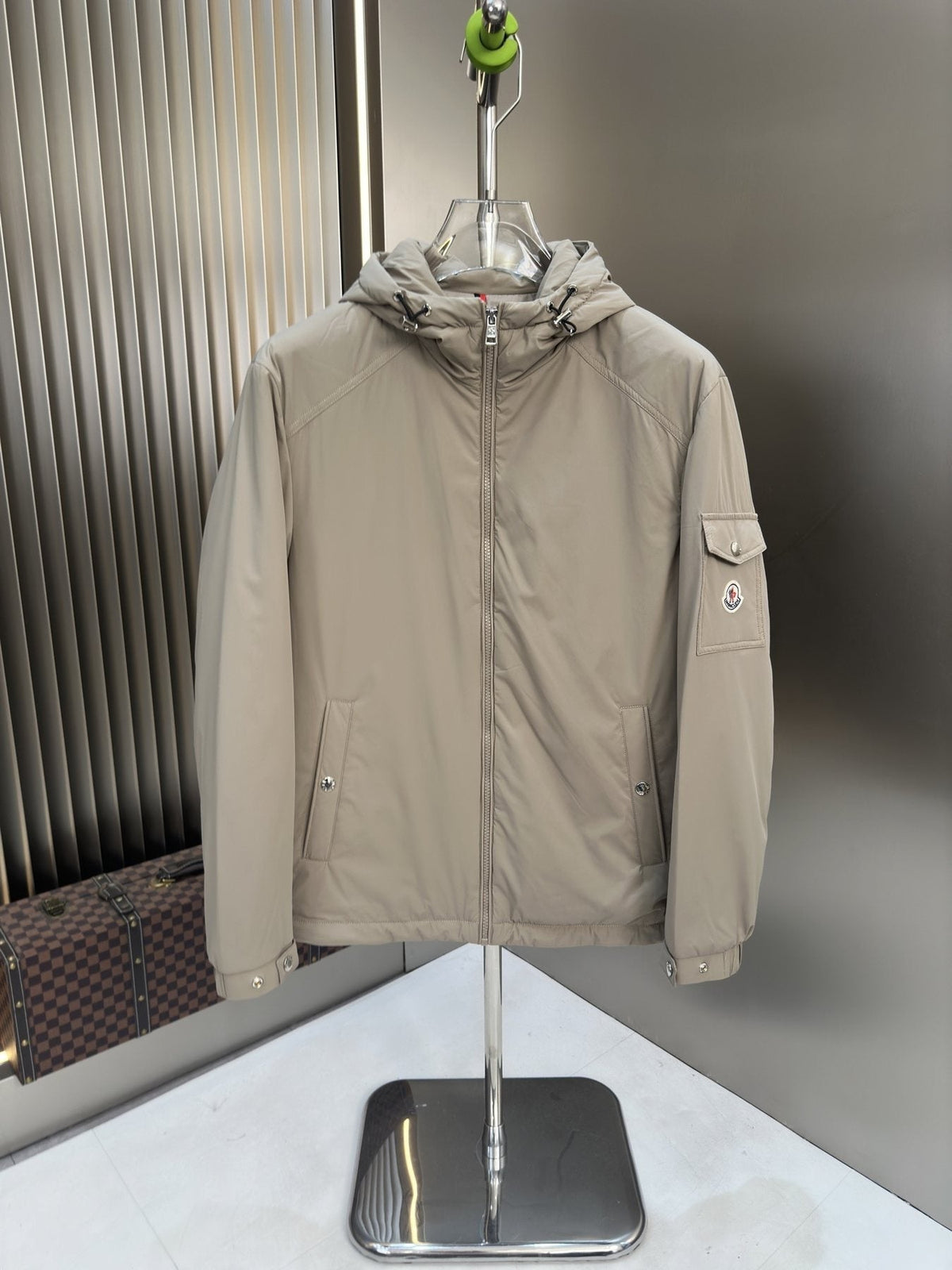 Moncler Hooded Zip Jacket — front