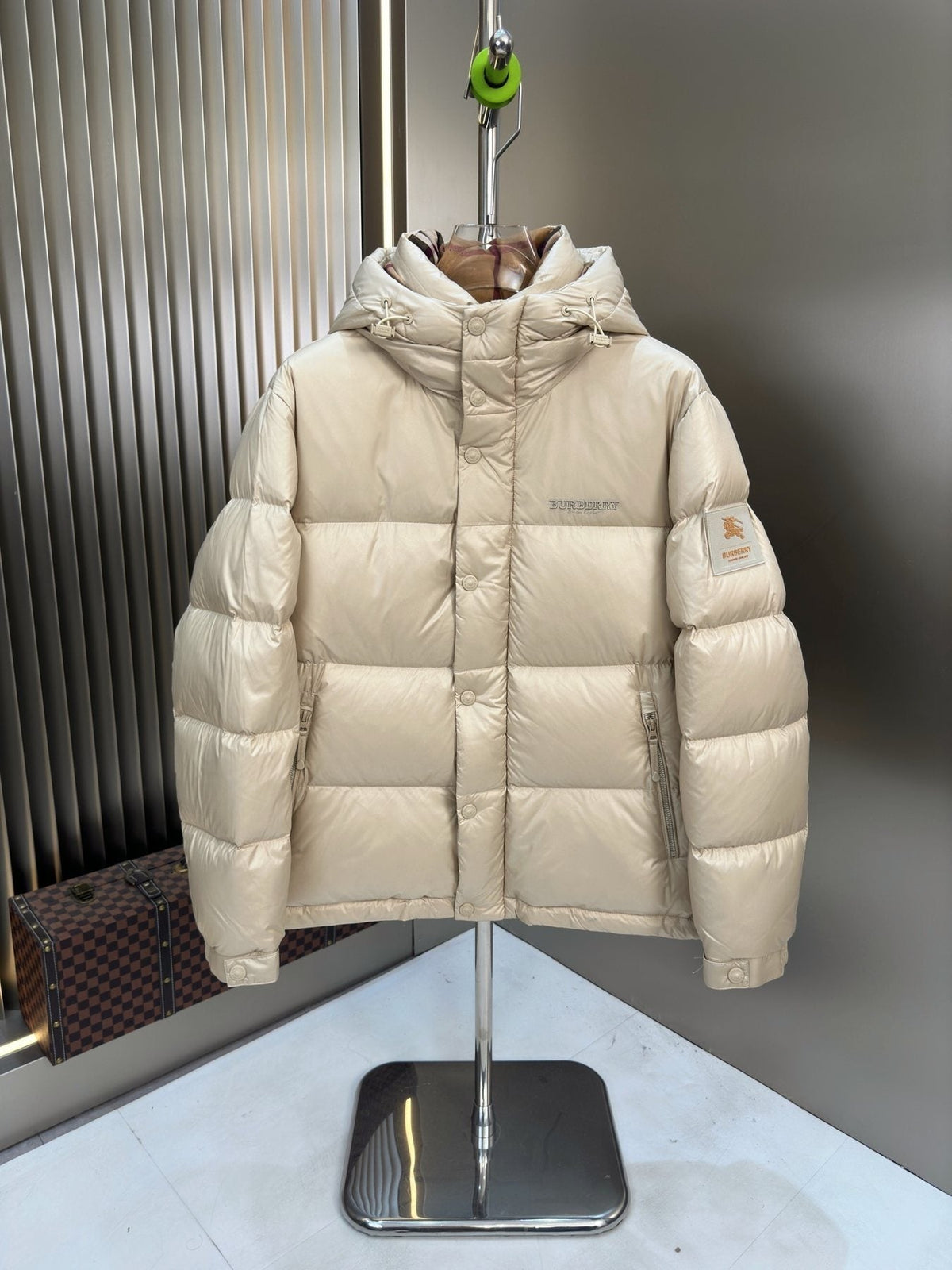 Burberry Hooded Quilted Puffer Jacket — front