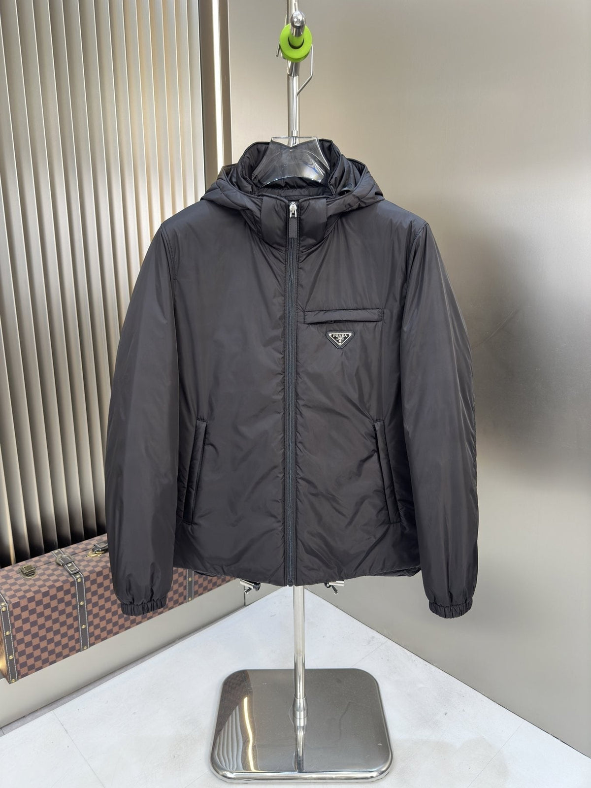 Prada Reversible Hooded Padded Jacket — front