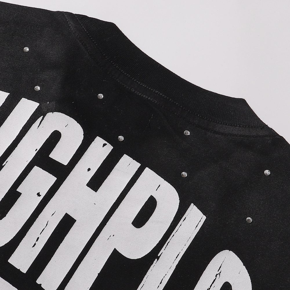Rough Play Monster Graphic Washed T-Shirt — detail
