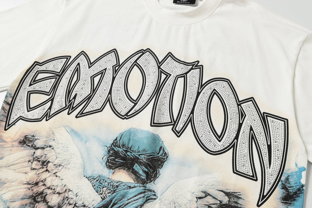 MIXED EMOTION Angel Graphic T-Shirt — detail