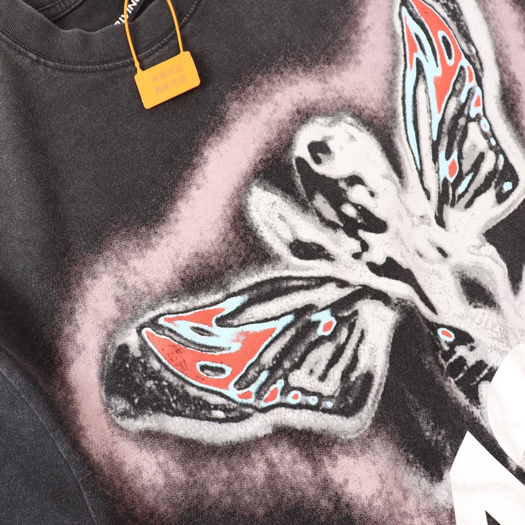 RRR123 Butterfly Graphic Short-Sleeve T-Shirt — detail