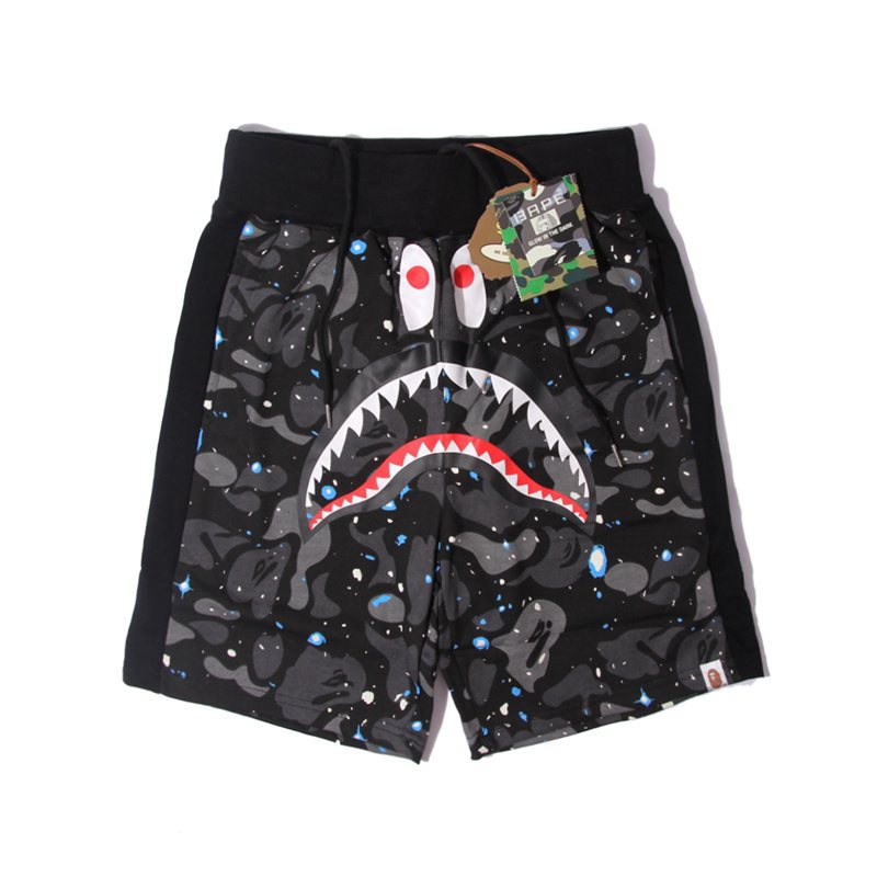 BAPE Shark Camo Graphic Shorts — hero