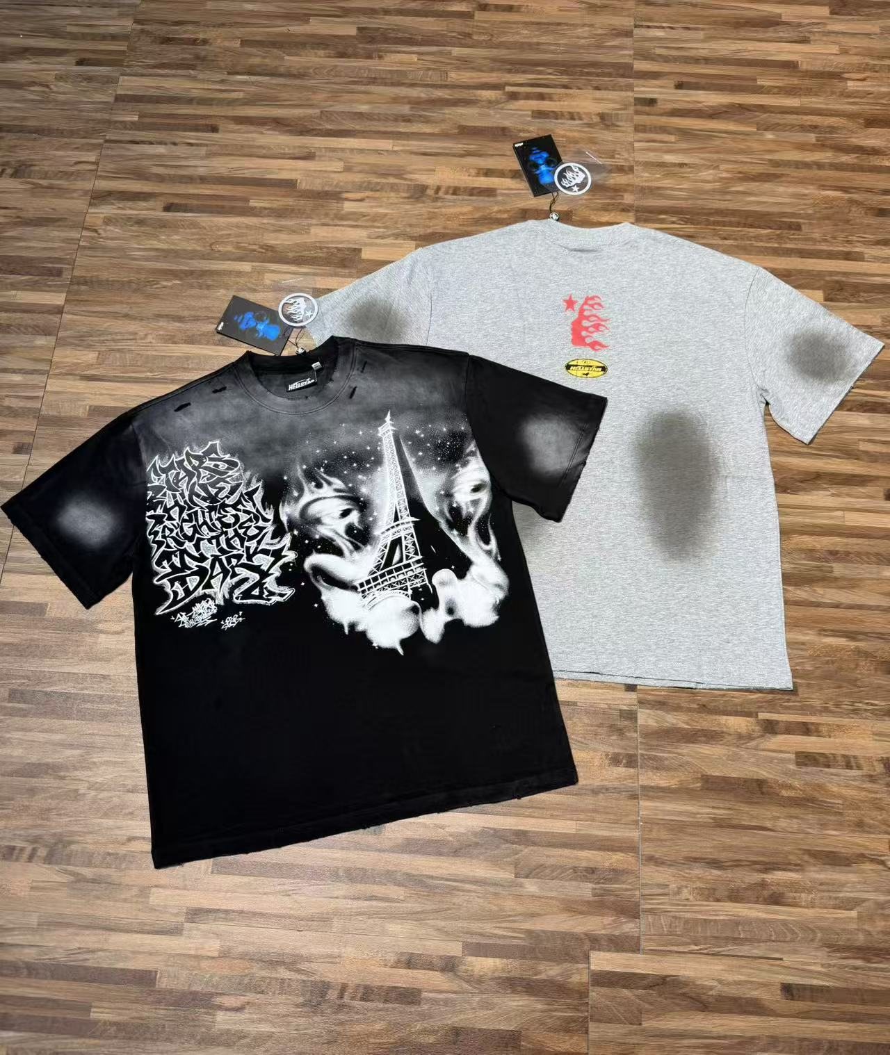 HEISTAR Eiffel Tower Graphic Short-Sleeve T-Shirt — comparison