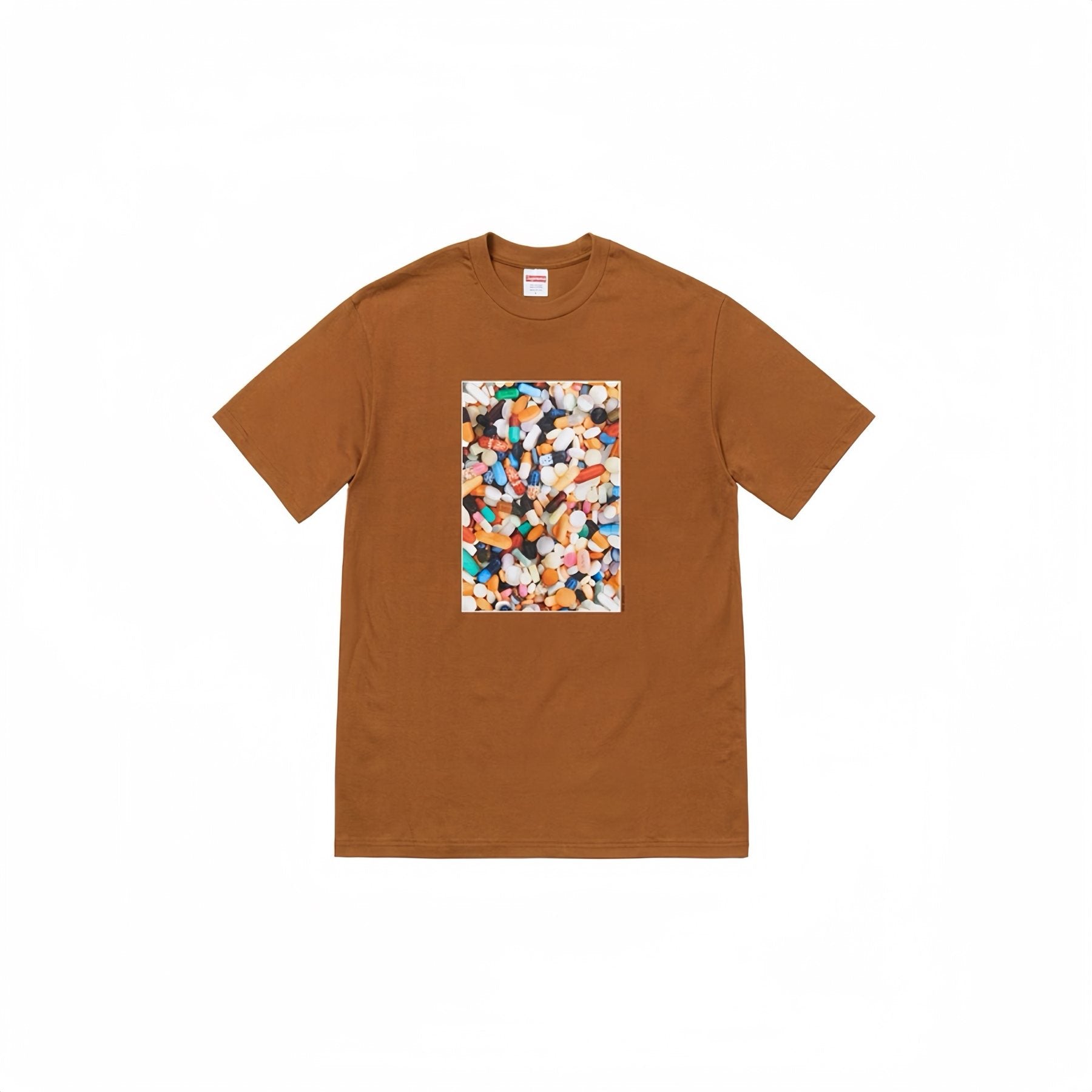 Supreme Week 7 Pills Graphic T-Shirt — front