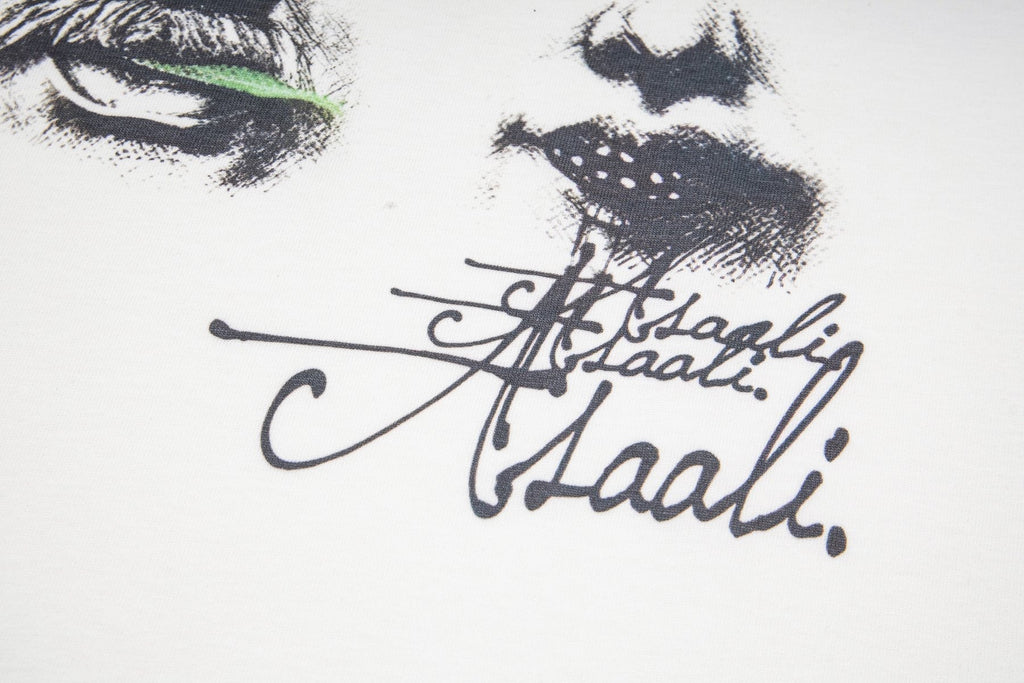 ASAALL Mouth & Eye Graphic Short-Sleeve T-Shirt — detail