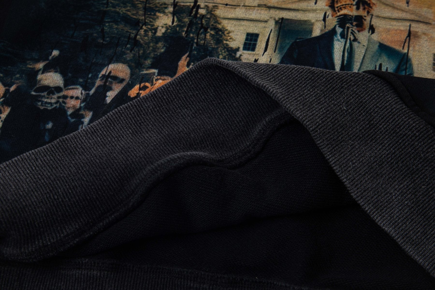 Godspeed Out of Many One Graphic Hoodie — detail