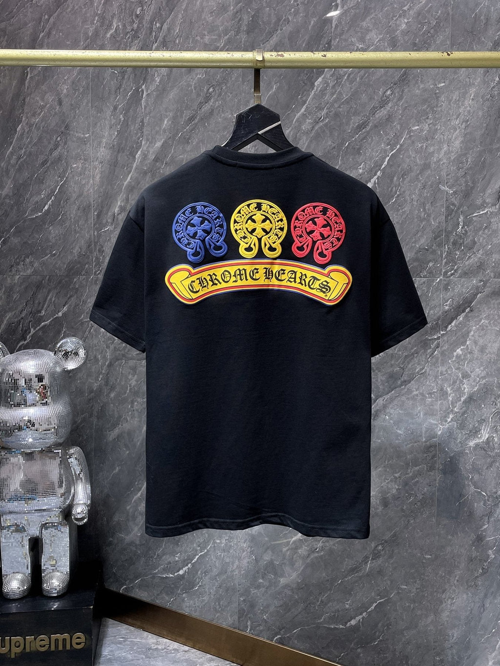 Chrome Hearts Multicolor Horseshoe Graphic T-Shirt — back
