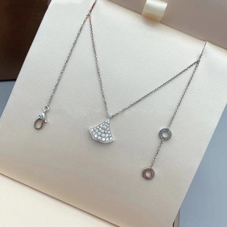 Bvlgari Dream Necklace Silver Cubic Zirconia