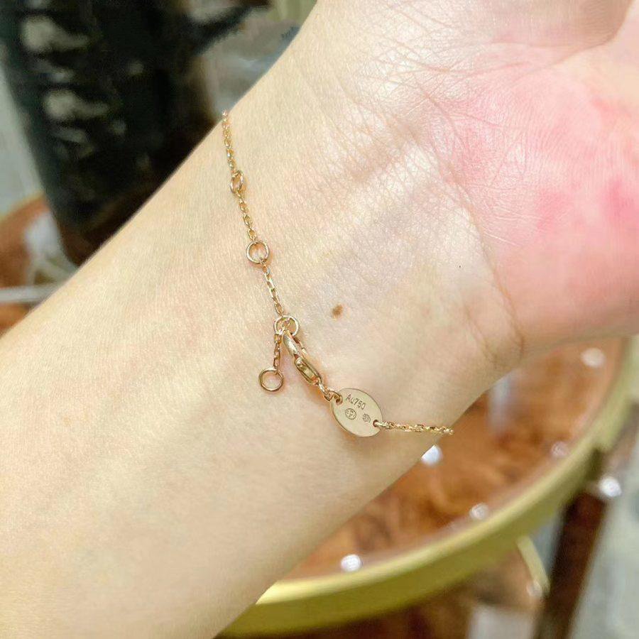 Chaumet Jeux de Bracelet MOP Pink Gold Cubic Zirconia