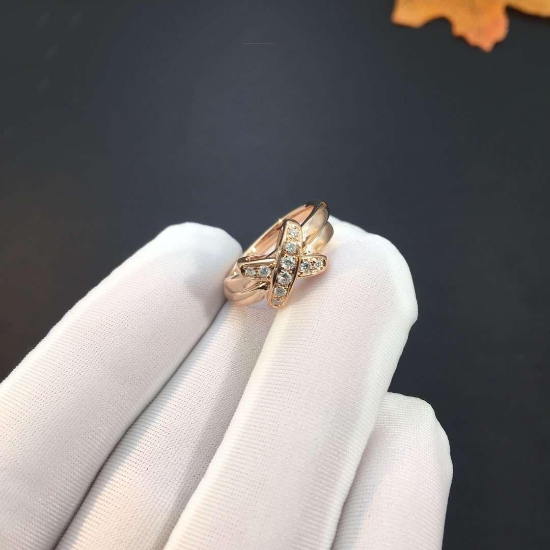 Chaumet Jeux de Pink Gold Cubic Zirconia Ring