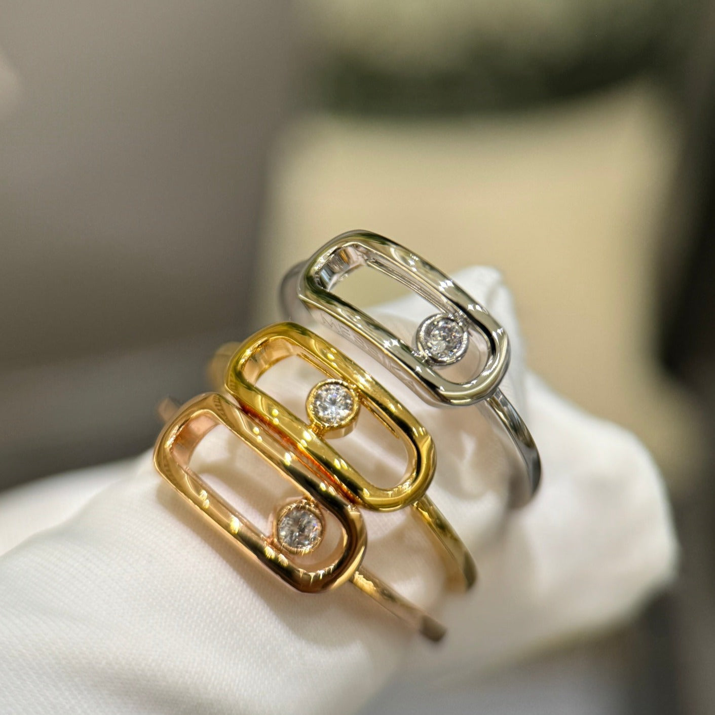 Messika Move Uno 1 Cubic Zirconia Ring