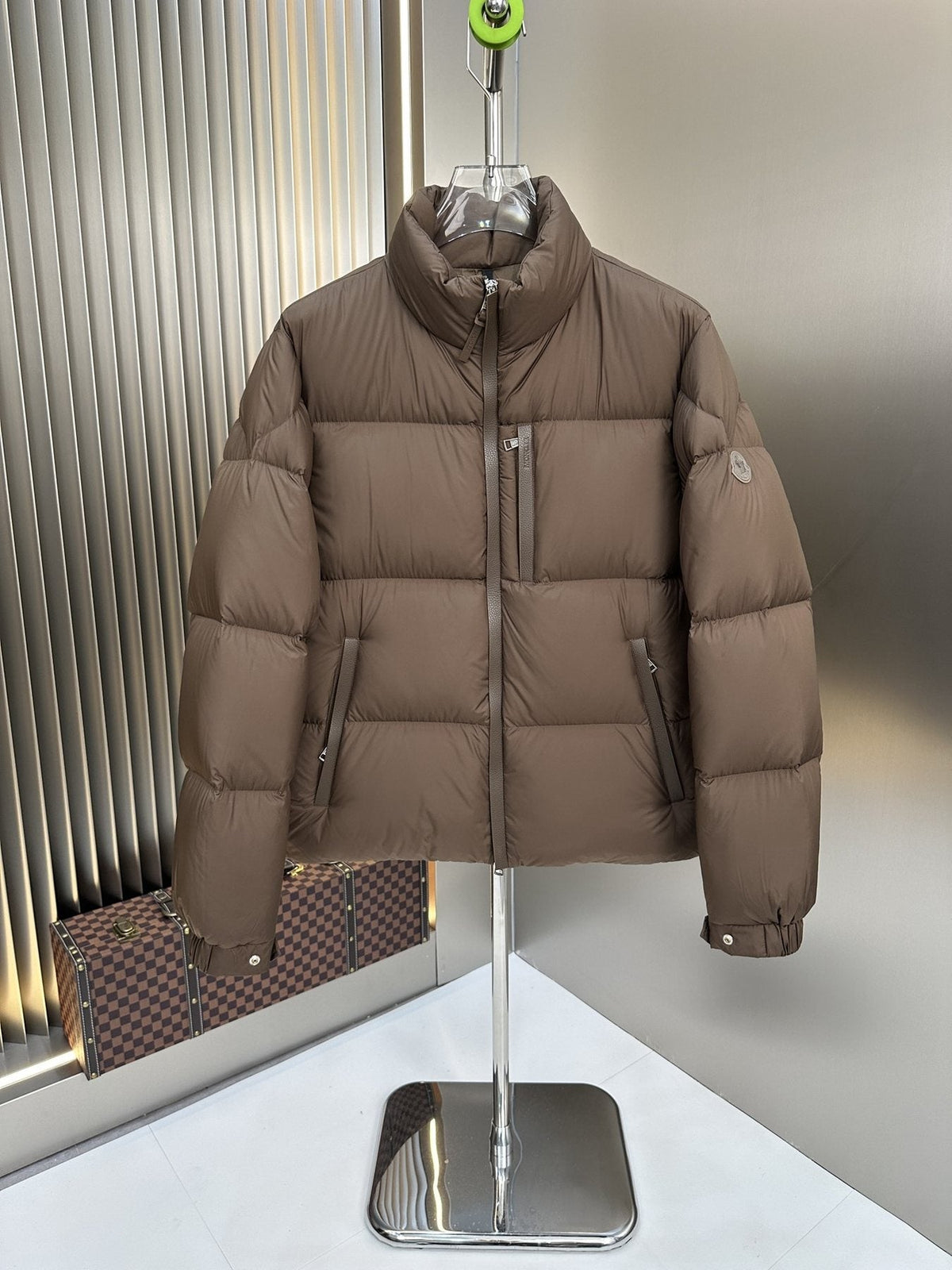 Moncler Stand-Collar Puffer Coat — front